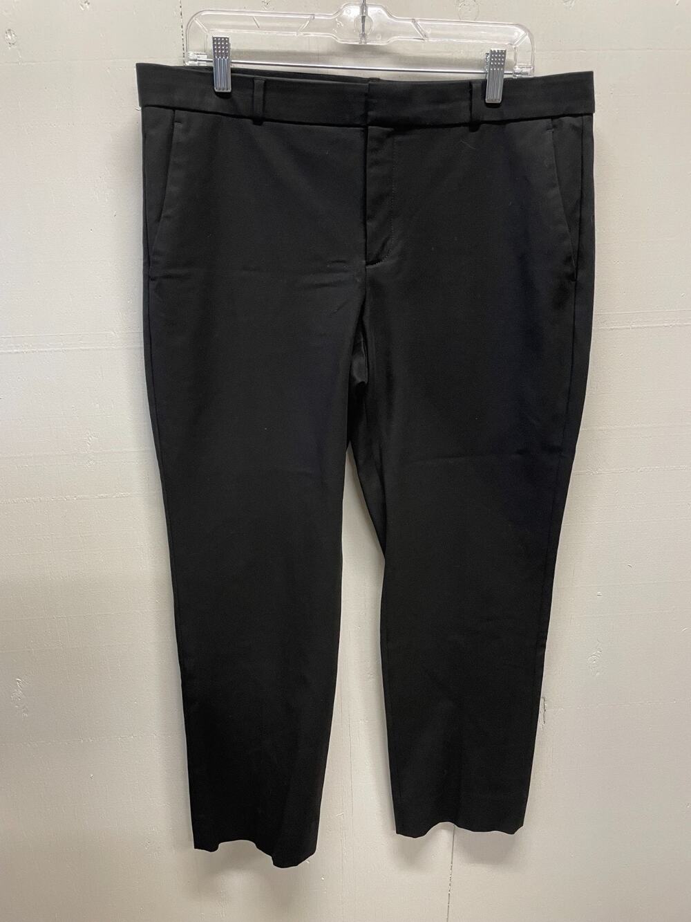 Banana Republic Avery Dress Pants Womens 12 Black Straight Leg Business Formal